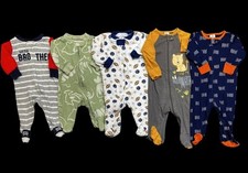 Lote de Pijama Baby Boy 3 Meses 3-6 Meses Carter's Zip Up Brother Foot Sleeper comprar usado  Enviando para Brazil