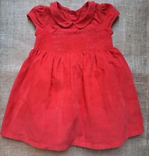 Girls red corduroy for sale  WORKINGTON