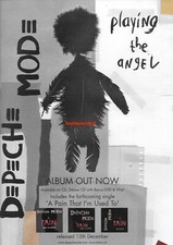 2005 Depeche Mode "Playing The Angel" Álbum Lançamento Indústria Promo Reimpressão Anúncio, usado comprar usado  Enviando para Brazil