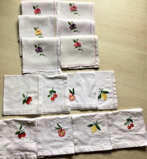 Lot serviettes anciennes d'occasion Lot serviettes anciennes d'occasion  France