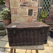 Picnic hamper leather for sale  DERBY