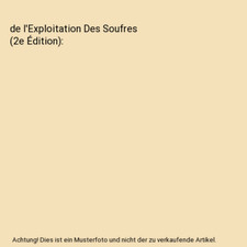 Exploitation soufres jules d'occasion  Expédié en France