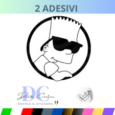 Adesivo burt simpson usato  Caserta