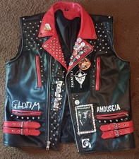 Punk studded leather for sale  Southgate