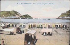 Guipúzcoa. SAN SEBASTIAN. Playa de baños y regatas de Balandros. comprar usado  Enviando para Brazil