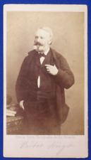 Fotografia CDV de álbum de comprimento 3/4 de Victor Hugo por Ghemar Bros., Bruxelas. Muito bom estado comprar usado  Enviando para Brazil