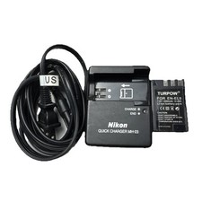 Carregador de bateria Nikon MH-23 + bateria EN-EL9 Turpow comprar usado  Enviando para Brazil