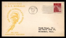 Capa de lançamento naval Mayfairstamps USS Robalo 1943 aat_11491 comprar usado  Enviando para Brazil