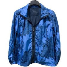 Jaqueta feminina Three Hearts tamanho grande poliéster leve estampa azul zíper completo comprar usado  Enviando para Brazil