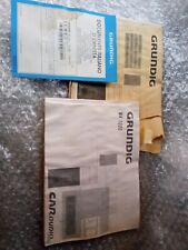 Gebrauchsanweisung grundig 100 gebraucht kaufen  Fürth