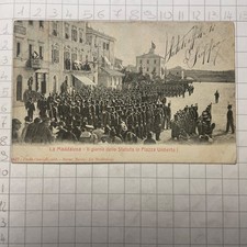 Antica cartolina postale usato  Genova
