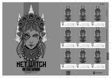 Usado, CONJUNTO LIMITADO PERSONALIZADO DE SELOS E ENVELOPES Ucrânia moderna. Net.Witch (We See U) comprar usado  Enviando para Brazil