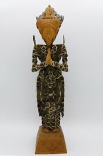 Dançarina asiática de templo 41,5 cm de altura feita de moedas antigas pesadas com 1,5 quilo comprar usado  Enviando para Brazil