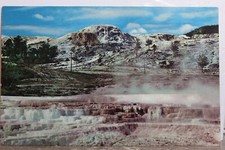 Cartão postal Wyoming WY Mammoth Hot Springs Parque Nacional de Yellowstone terraços opala comprar usado  Enviando para Brazil