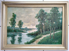 Tableau huile panneau d'occasion Tableau huile panneau d'occasion  Cusset