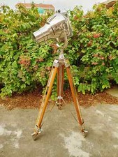 Usado, Lâmpada de busca tripé decorativo vintage holofote teatro náutico casa comprar usado  Enviando para Brazil