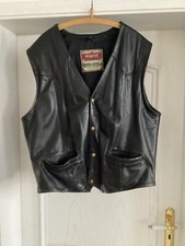 Herren echt lederweste gebraucht kaufen  Ortrand