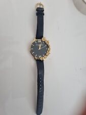 Relógio Oliva Burton raro esgotado pulseira com fecho preto e dourado , usado comprar usado  Enviando para Brazil