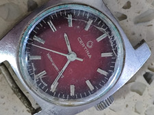 CERTINA Lady Cal 17-25 não funciona para peças usadas comprar usado CERTINA Lady Cal 17-25 não funciona para peças usadas comprar usado  Enviando para Brazil