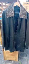 Schwarze herren lederjacke gebraucht kaufen  Aldersbach