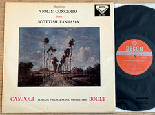 CAMPOLI violin MENDELSOHN BRUCH BOULT 1959 ED1 DECCA STEREO LP SXL 2026 MINT comprar usado  Enviando para Brazil