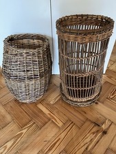 Pair vintage wicker for sale  PENARTH