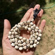 Deusa KALI Nar Mund Mala ROSÁRIO Crânio Esculpido 108+1 Contas de Oração Tamanho 8mm comprar usado  Enviando para Brazil