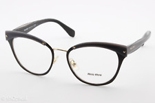 Armações de óculos femininas Miu Miu VMU54Q 1AB-1O1 olho de gato preto aro completo 52mm comprar usado  Enviando para Brazil