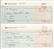 Railway tickets germany for sale Railway tickets germany for sale  SPALDING