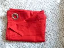 Double rideaux rouge d'occasion  Igny