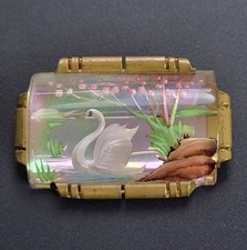Broche ancienne cygne d'occasion  Grasse