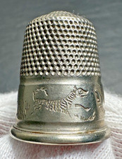 Antique engraved tiger for sale  Austin