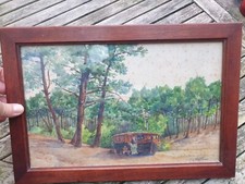 Aquarelle ancienne marine d'occasion  La Flotte