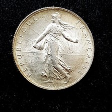 Monnaie. franc argent d'occasion  Saumur