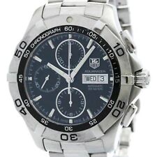 Relógio automático TAG HEUER Aquaracer cronógrafo aço polido CAF2010 BF574137 comprar usado  Enviando para Brazil