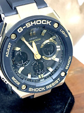 Relógio masculino Casio G-Shock GSTS100G-1AW ouro preto analógico digital resistente solar 5445 comprar usado  Enviando para Brazil
