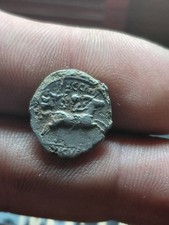 Denario augusto rechapado usato  Spedire a Italy
