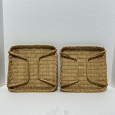 Vintage wicker serving for sale  Wheeling