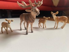 Schleich hirsch rehe gebraucht kaufen  Münster