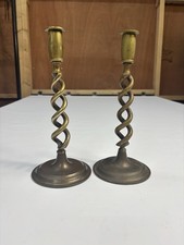Vintage brass candlesticks for sale  BIRKENHEAD