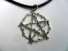 Silver barbed pentagram for sale  SUNDERLAND