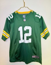 Usado, Camiseta juvenil Aaron Rodgers #12 Green Bay Packers Nike NFL grande (14-16) em campo comprar usado  Enviando para Brazil
