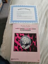 Madonna autograph signed for sale  ROCHFORD