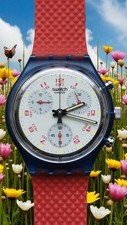Vintage 1991 swatch d'occasion  Sainte-Marie-aux-Chênes