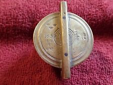 datado de 1855! CONJUNTO DE PESO BRONZE ANTIGO CAIXA SUPORTE SUECO comprar usado  Enviando para Brazil