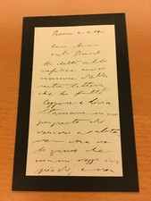 Lettera autografa antonino usato  Milano