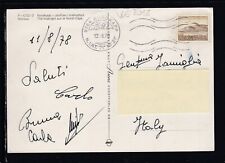 Francobollo stamp postcard usato  Italia