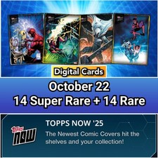 Cartões Topps Marvel Collect TOPPS NOW 2025 15 de outubro ouro e prata 16, usado comprar usado  Enviando para Brazil