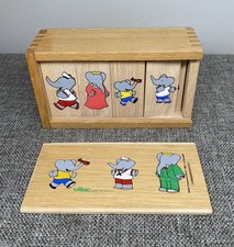 Vintage babar wooden d'occasion  Expédié en Belgium