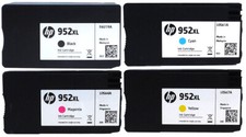 HP 952XL 4 pacotes combo preto XL, ciano XL, magenta XL amarelo GG comprar usado  Enviando para Brazil